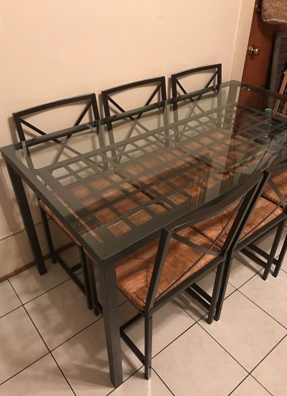 IKEA GRANAS Dining Table With 6 Chairs!