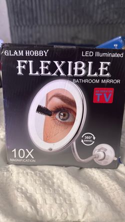 Glam Hobby LED Flexible Bathroom Mirror 10X