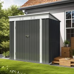 Brand New In Box, Outdoor Garden 6 ft. W X 4 ft. D Metal Storage Shed