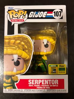 Funko Pop G.I. Joe Serpentor #107 SDCC Limited Edition