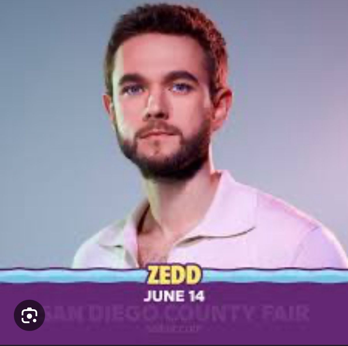 1 GA Floor Seat For Zedd At The Fair