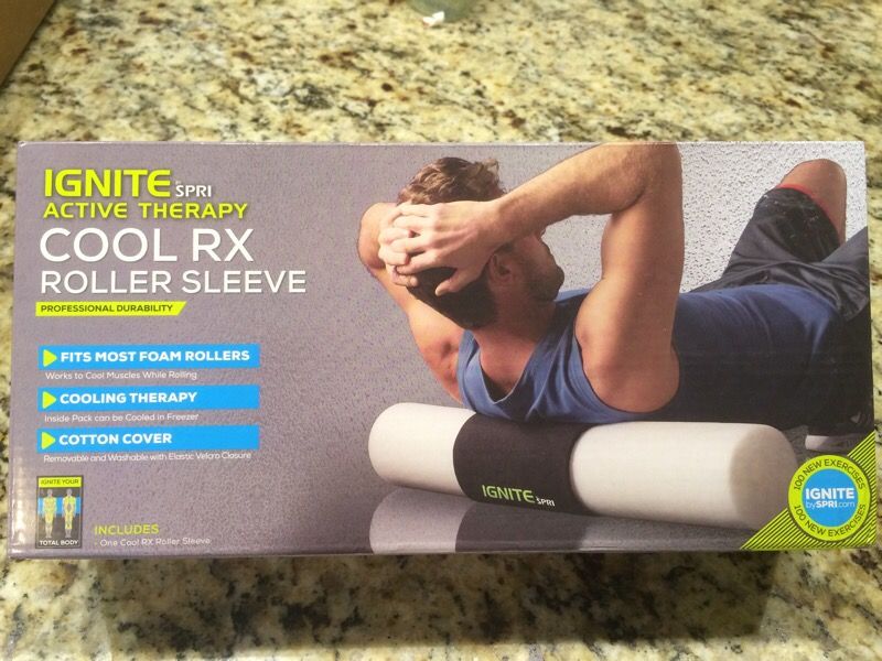 Foam roller cool rx roller sleeve. Yoga crossfit. Ignite Spri active therapy