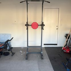 Power Tower Pull-Up & Dip Station – Good Condition