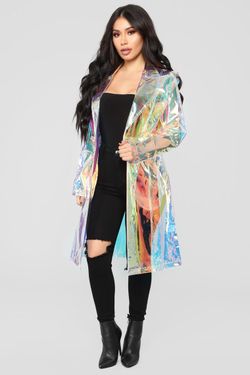 Fashion nova jacket iridescent size XSmall