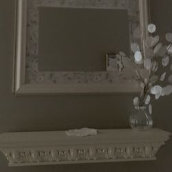 Mirror & Matching Shelf