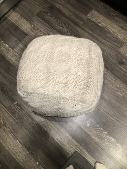 Wool Ottoman Poof 
