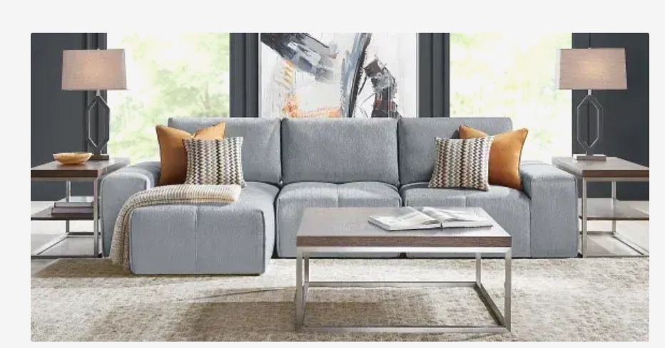 Laney Gray 3 Pc Sectional