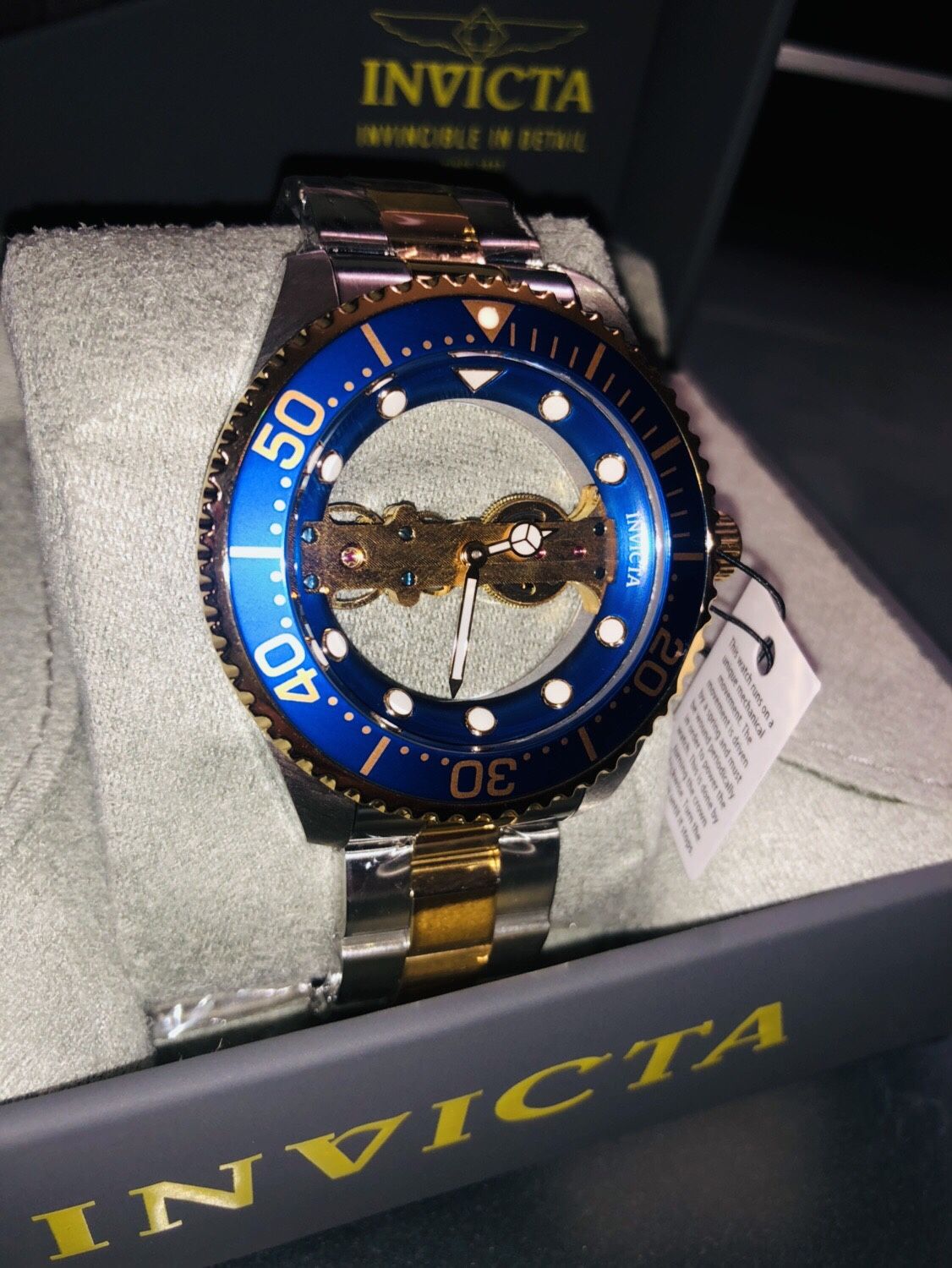 Invicta mechanical ghost bridge watch Brand new Jewelry Accessories