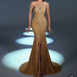 Gold Long Dress