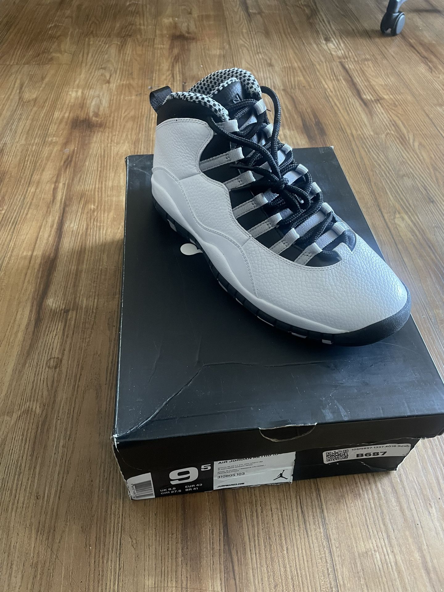 ナイキ エアージョーダン 10 レトロ スティール (2013) 27.5 cm ナイキ