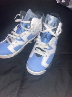 Jordan 6 Retro UNC White size 5.5