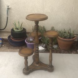 Vintage Plant STAND Butler 4 Tier 