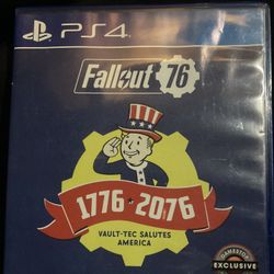fallout76 & Outlast For Ps4