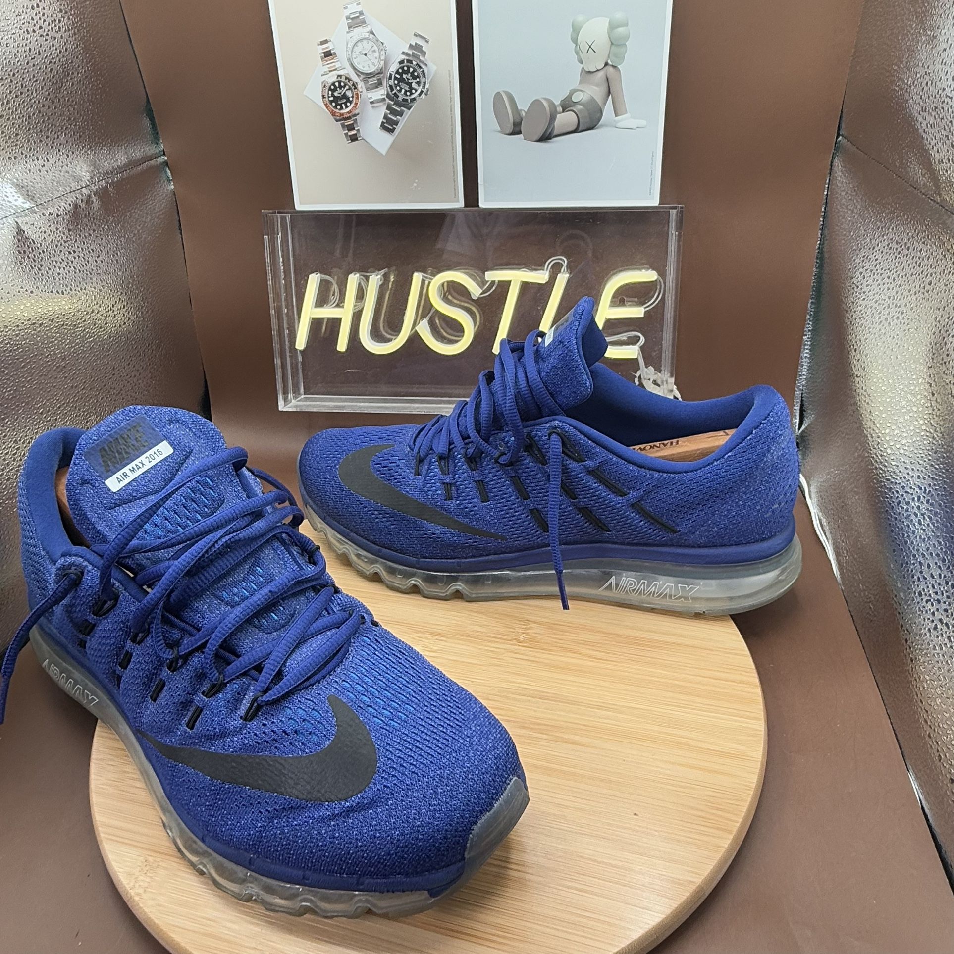 Nike Air Max 2016 Deep Royal Blue/Racer Blue/Photo Blue Men's Sz 12