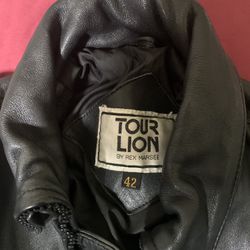 Limited Edition Vintage Leather Jacket Size 42
