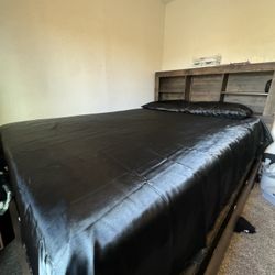 Queen Bedframe With Storage  Free
