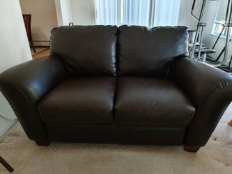 Leather couch