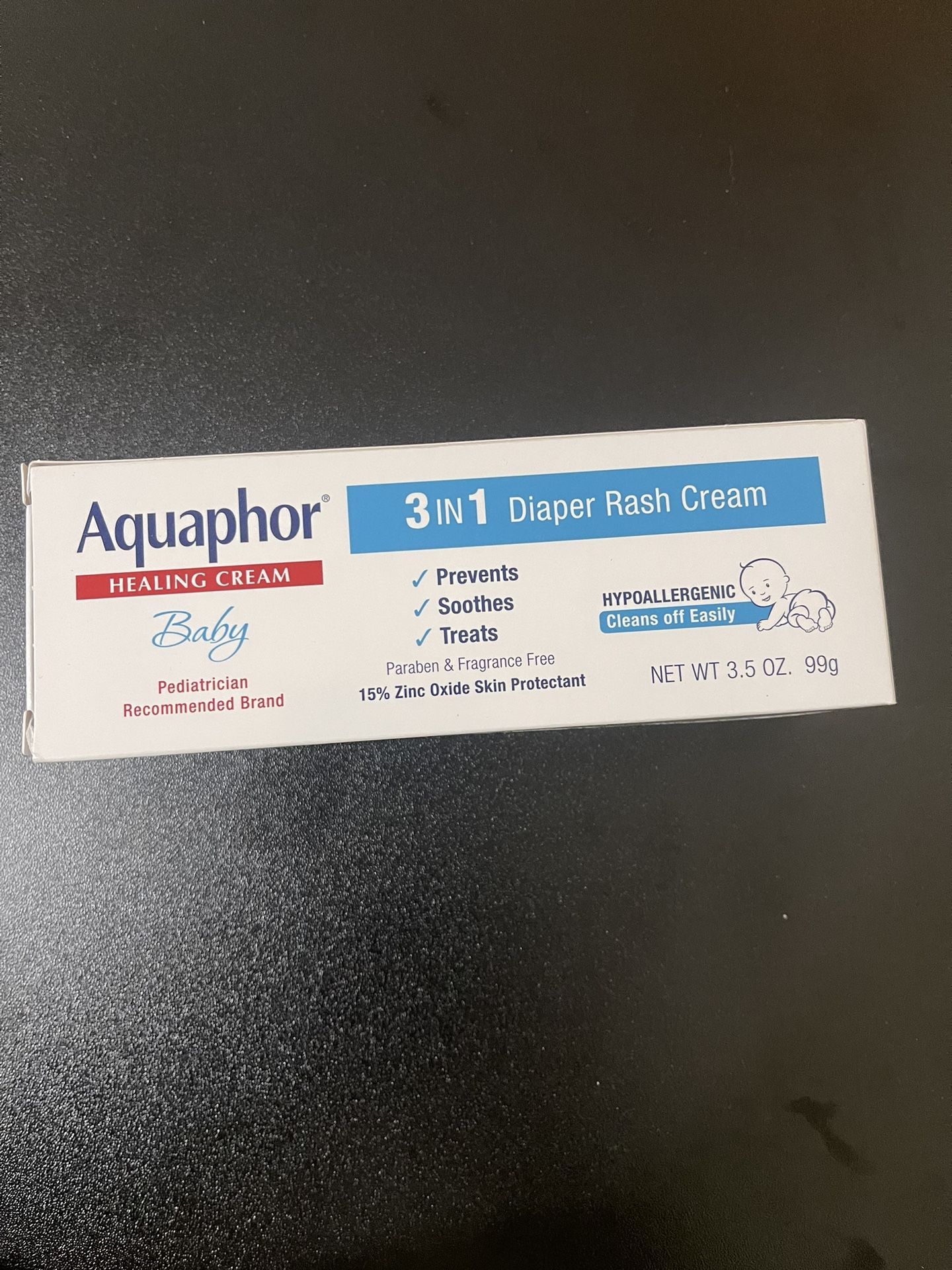 Aquaphor Baby Diaper Rash Cream Healing Tube