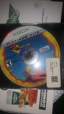 The Simpsons hit n run Xbox disc only
