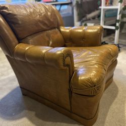 Cozy Faux Leather Chair