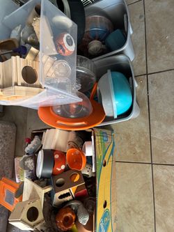 Mixed hamster supplies