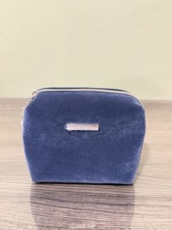 La Mer navy cosmetic bag