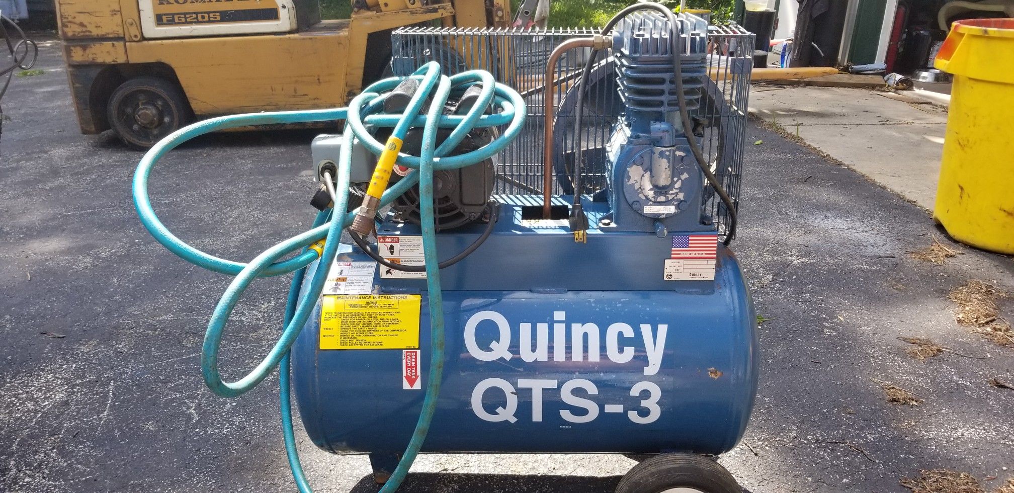 Quincy model QTS - 3 Compressor