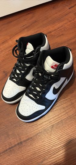 Nike dunk panda high top size 7
