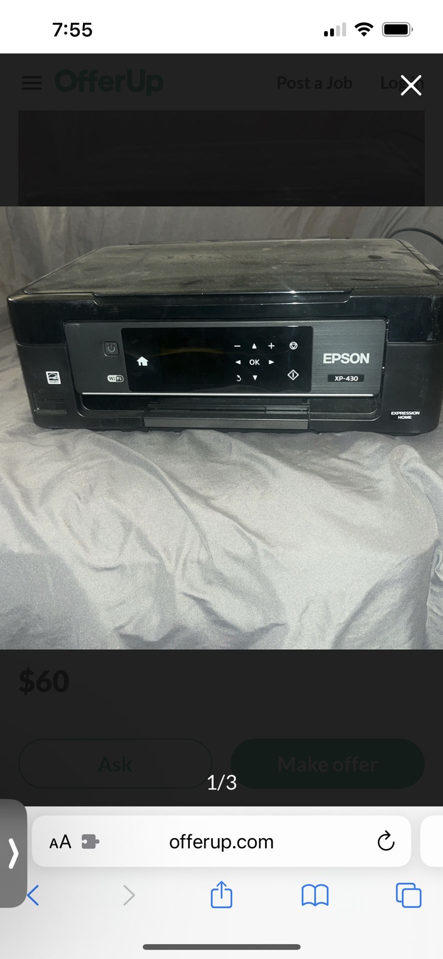 Epson Printer/scanner