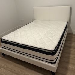 Brand New Queen Bed with Mattress / Cama Queen con Colchon Queen Nuevo a Estrenar … Fast 🚚