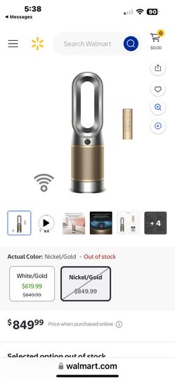Dyson Purifier Heater+cool Formaldehyde Hp09 Smart Fan  Sells For Over $825
