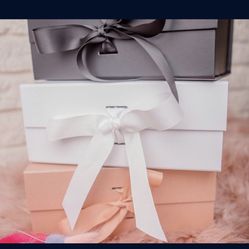 Boxes For Gifts Already Put Together In White Only