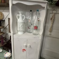 Small Vintage Corner Cabinet