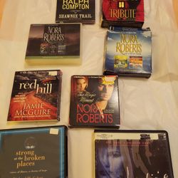 8 Book novels Cd's  Set