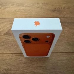 New Apple 17 PM Orange! and only locked to Verizon for two more days.