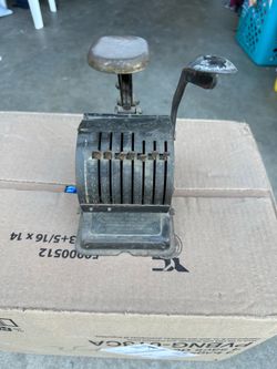 Antique Check Writer