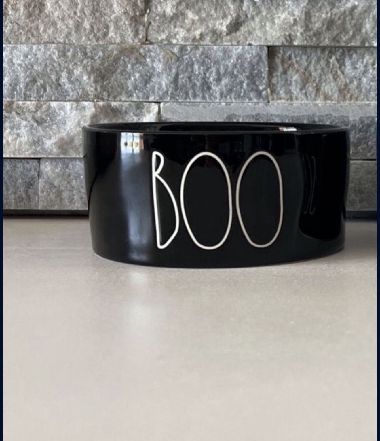 Rae Dunn Halloween Dog Bowl