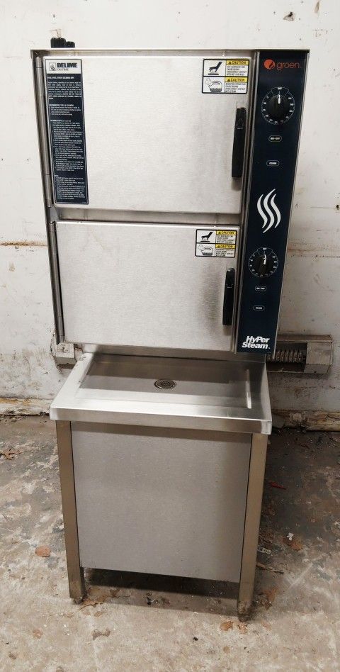 Groen Gas Convection Steamer Cooker
