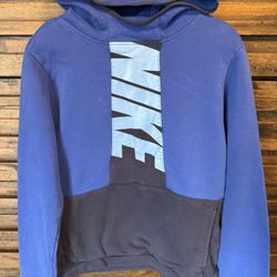 Nike Sportswear Amplify Sweatshirt Pullover Hoodie Boys Youth XL Graphic Blue