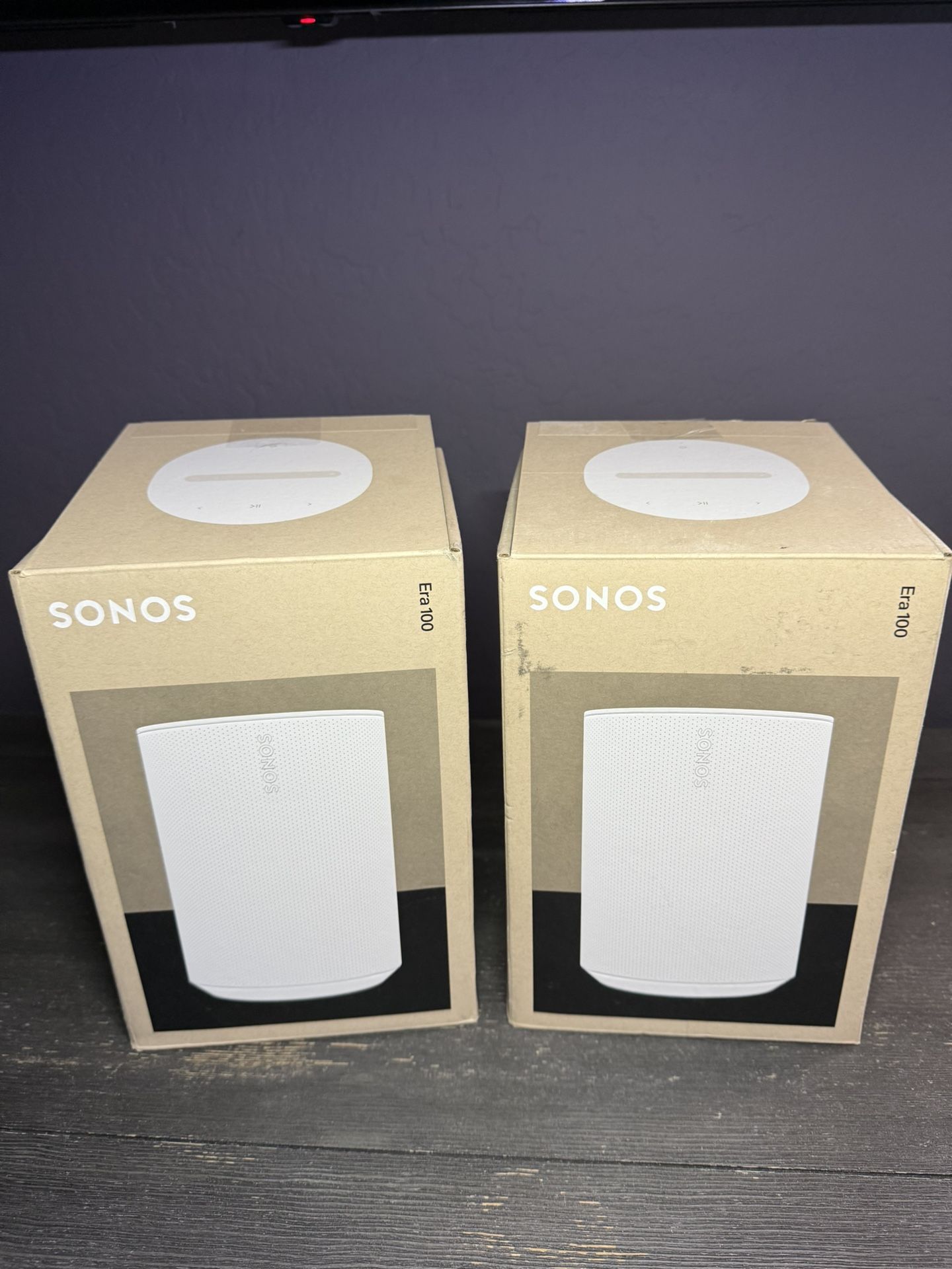 Two Sonos Eras 100