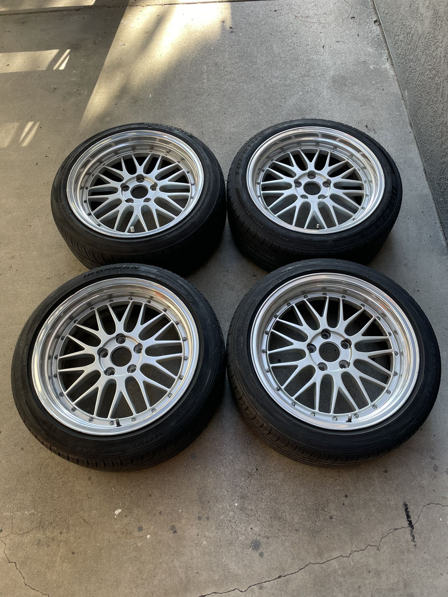 18 Inch BBS SlideWorx Rims Wheels 5x114.3 