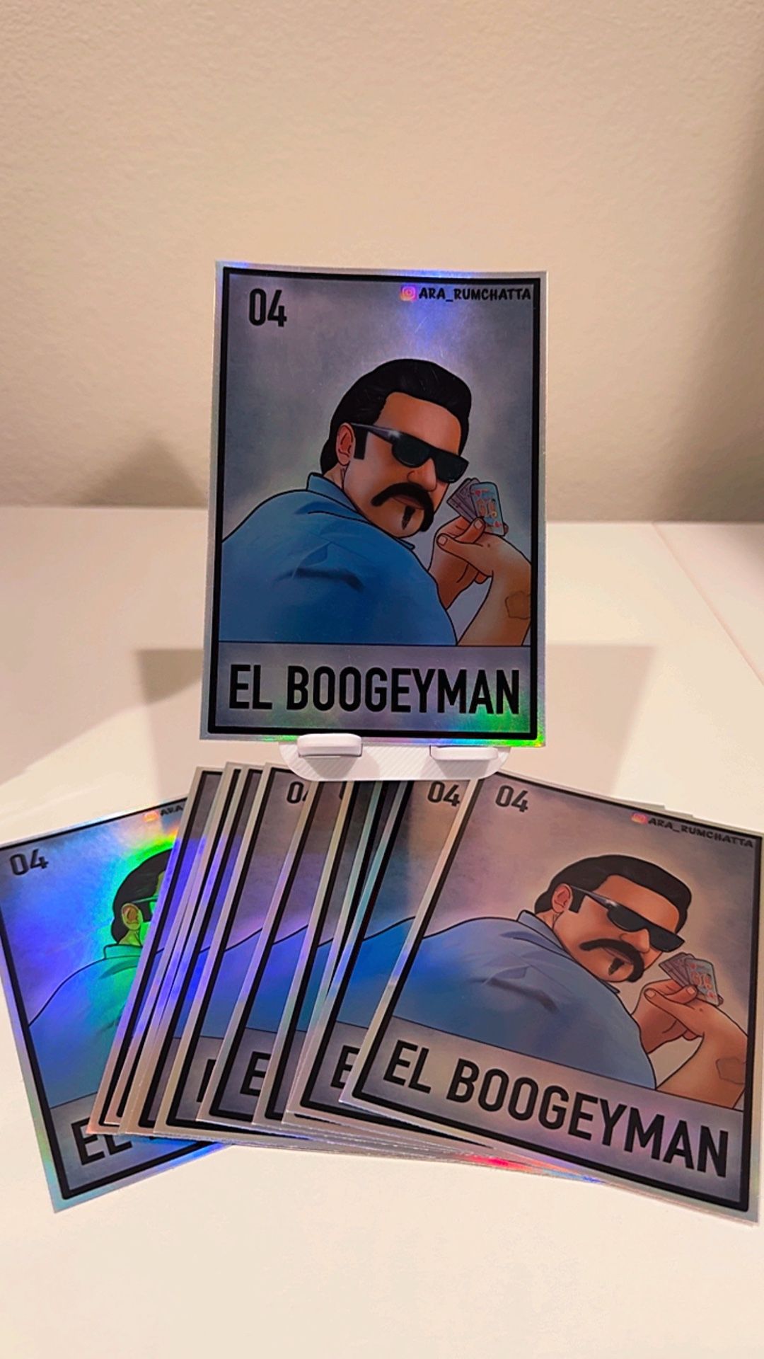 5x5 Holographic Stickets Available