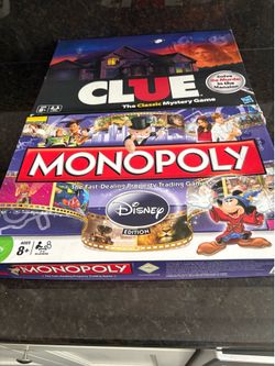 Clue and Disney Board Games
