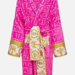 Womens Pink Versace Robe 