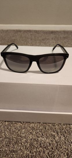 Maui Jim Velzyland MJ 802-14G Black Square Sunglasses Gray Polarized Lens
