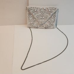 Small Shoulder Style Jeweled Clutch Purse