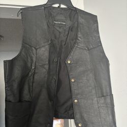 American Unique Leather Vest