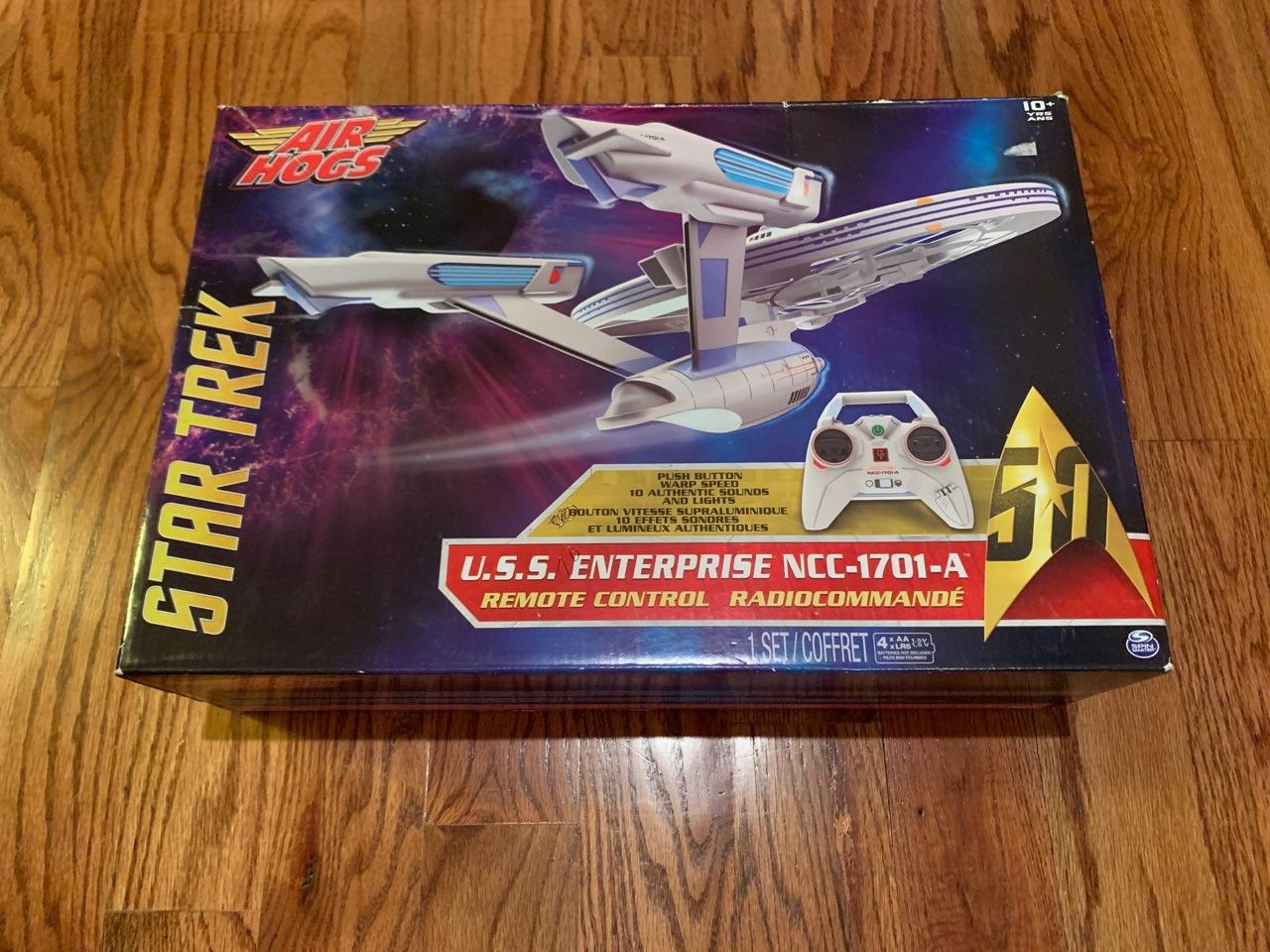 Air Hogs Star Trek Enterprise NCC 1701 A Drone w/remote