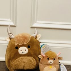 calton squishmallow 8”&5”