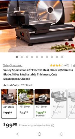 Valley sportsman 7.5 manual slicer